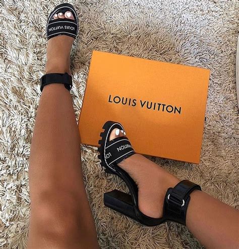 louis vuitton sandals heel